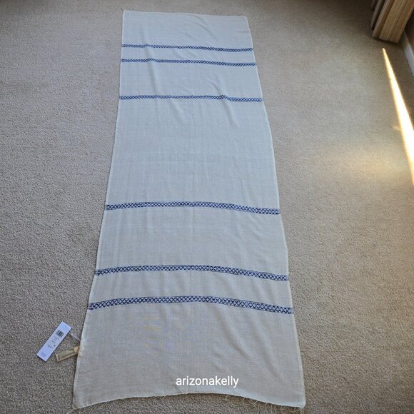 NWT Eileen Fisher Handloomed Ethiopian Artisan Cotton Scarf - Picture 16 of 16